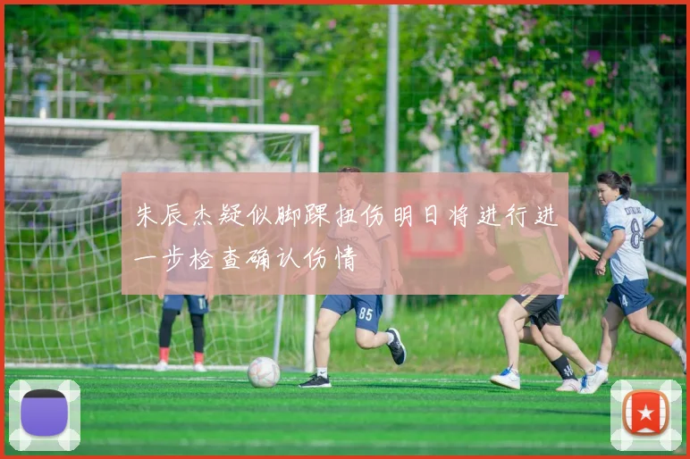 朱辰杰疑似脚踝扭伤明日将进行进一步检查确认伤情